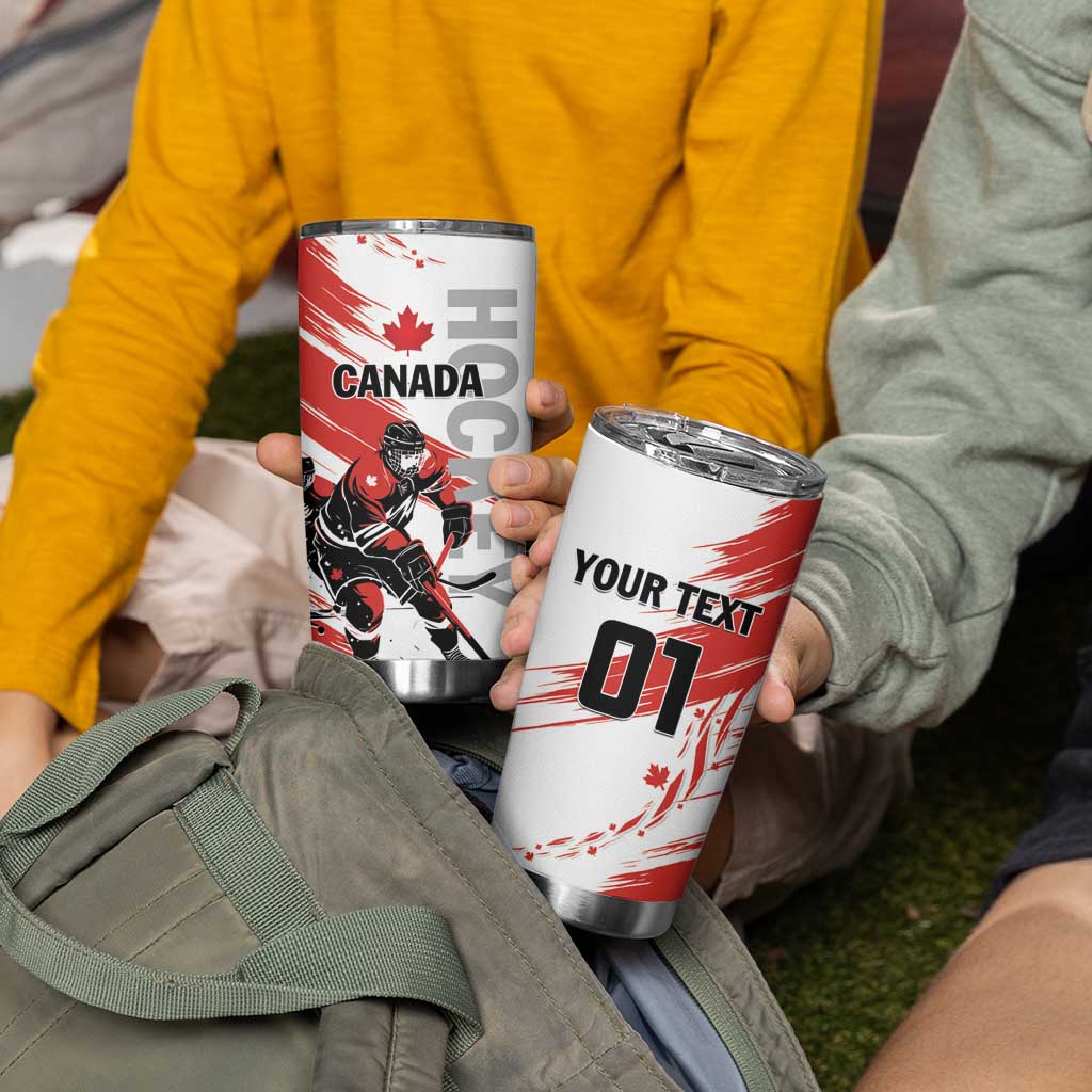 Custom Canada Hockey Tumbler Cup Canada Owns Hockey - Wonder Print Shop