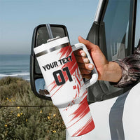 Custom Canada Hockey Tumbler With Handle Canada Owns Hockey - Wonder Print Shop