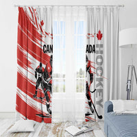 Canada Hockey Window Curtain Canada Owns Hockey - Wonder Print Shop