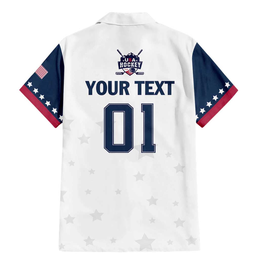 Custom USA Hockey Family Matching Mermaid Dress and Hawaiian Shirt Team USA Champions - Wonder Print Shop