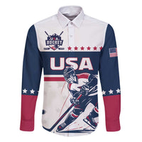 Custom USA Hockey Family Matching Mermaid Dress and Hawaiian Shirt Team USA Champions - Wonder Print Shop