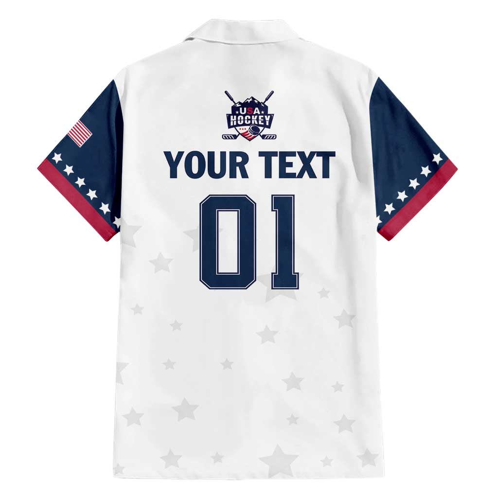 Custom USA Hockey Hawaiian Shirt Team USA Champions - Wonder Print Shop