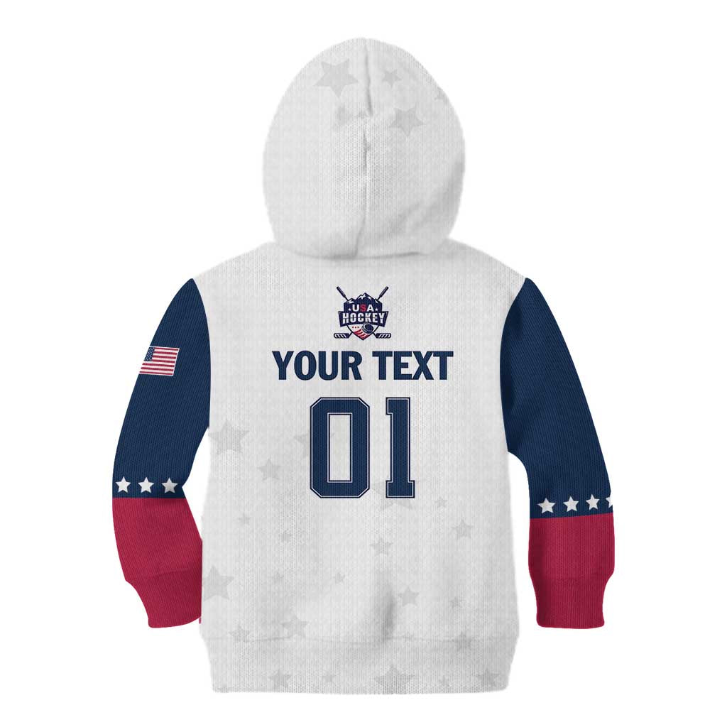 Custom USA Hockey Kid Hoodie Team USA Champions - Wonder Print Shop