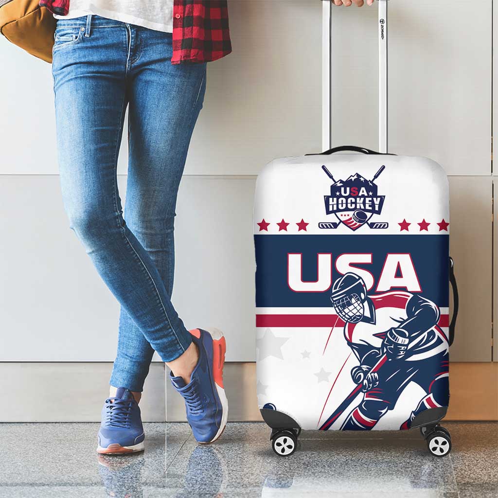 USA Hockey Luggage Cover Team USA Champions - Wonder Print Shop