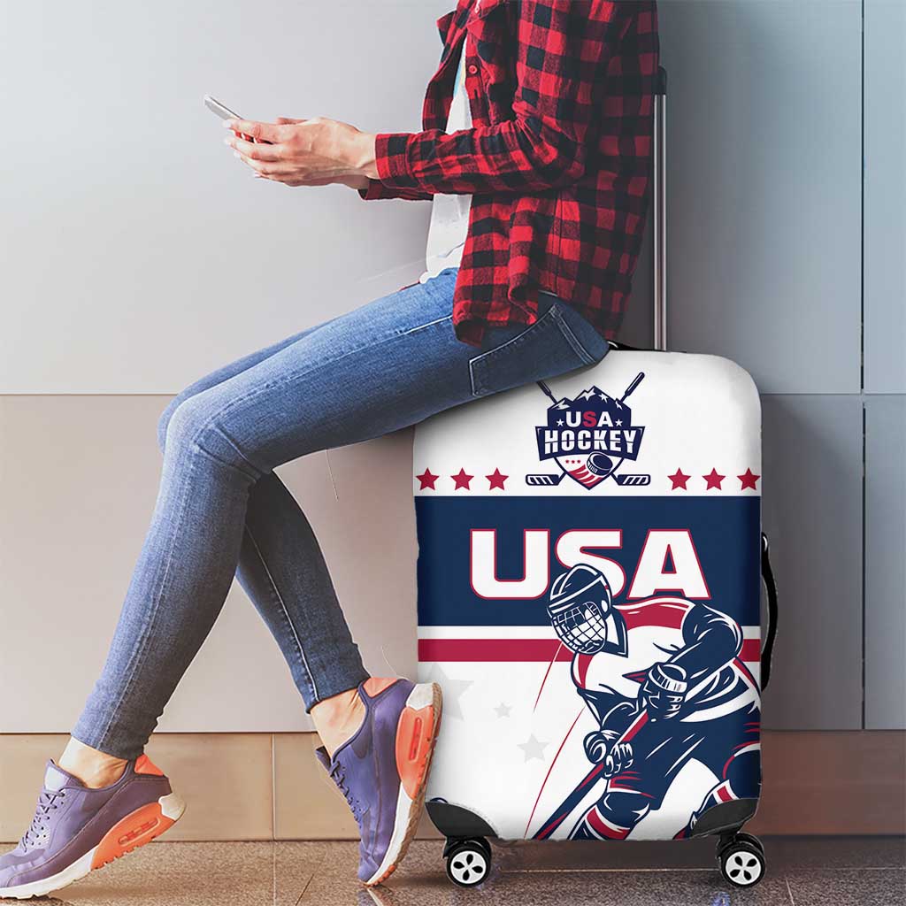 USA Hockey Luggage Cover Team USA Champions - Wonder Print Shop