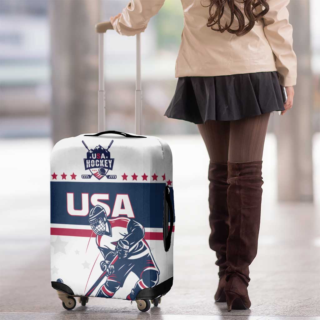 USA Hockey Luggage Cover Team USA Champions - Wonder Print Shop