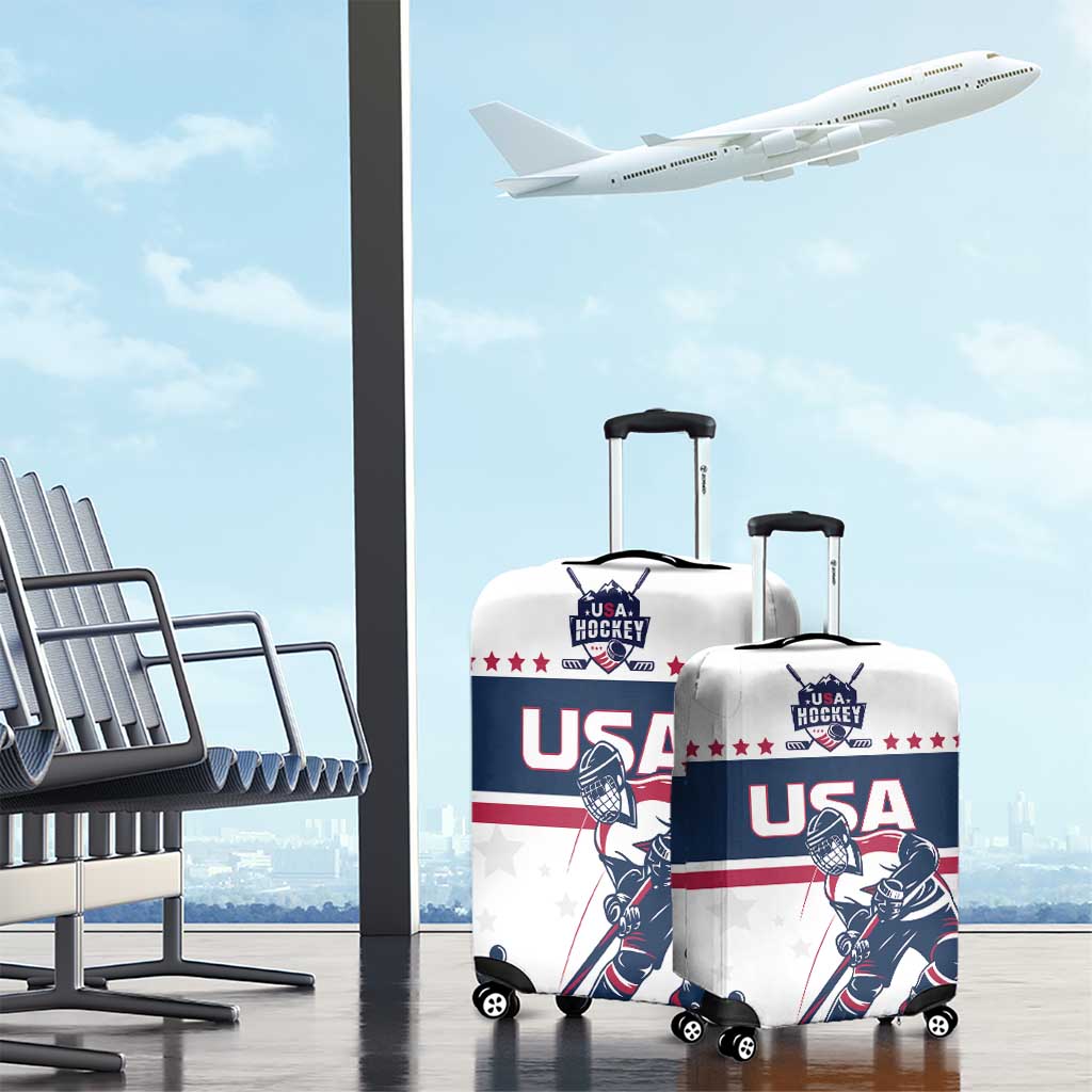 USA Hockey Luggage Cover Team USA Champions - Wonder Print Shop