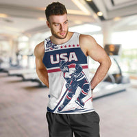 Custom USA Hockey Men Tank Top Team USA Champions - Wonder Print Shop