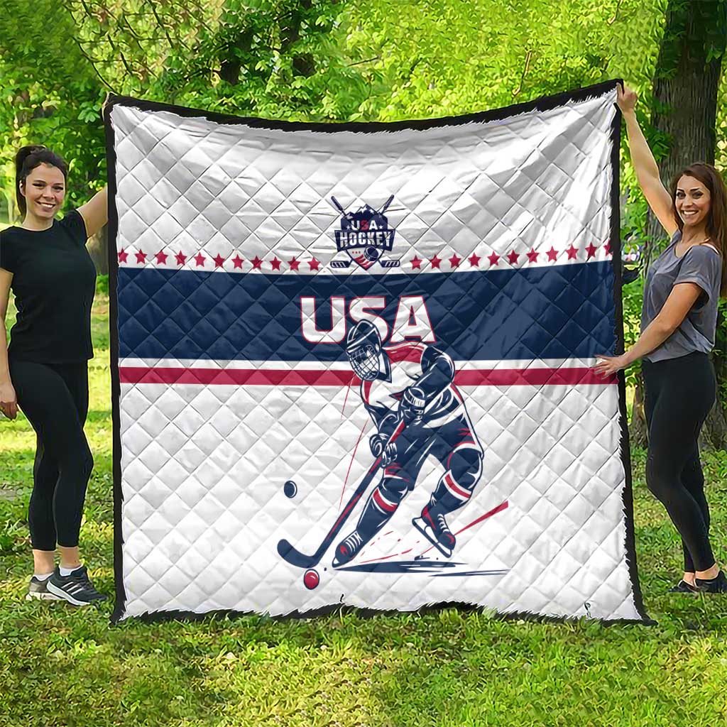 USA Hockey Quilt Team USA Champions - Wonder Print Shop