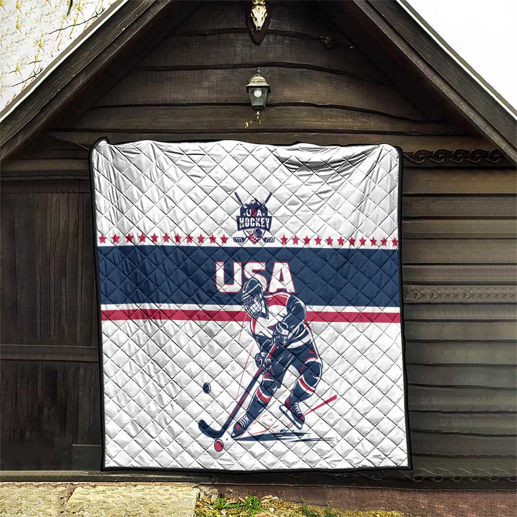 USA Hockey Quilt Team USA Champions - Wonder Print Shop