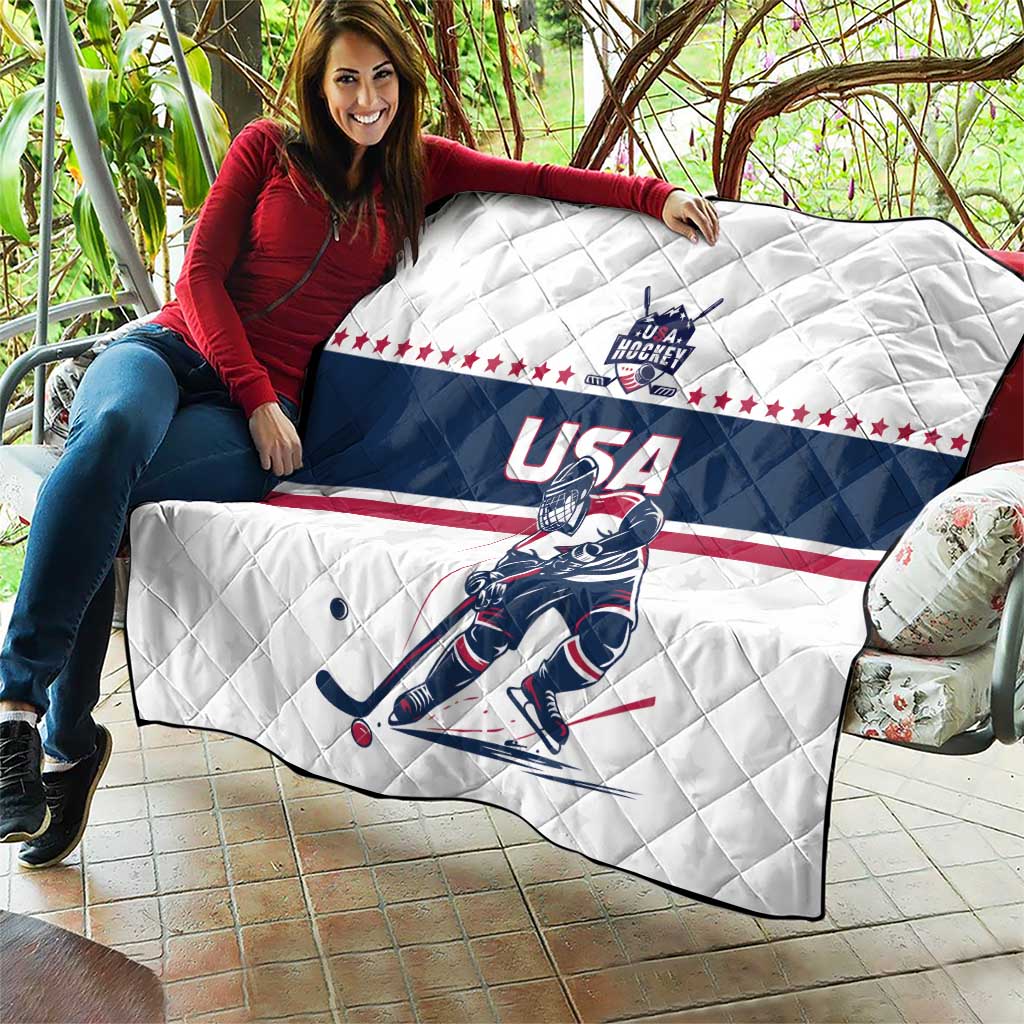 USA Hockey Quilt Team USA Champions - Wonder Print Shop