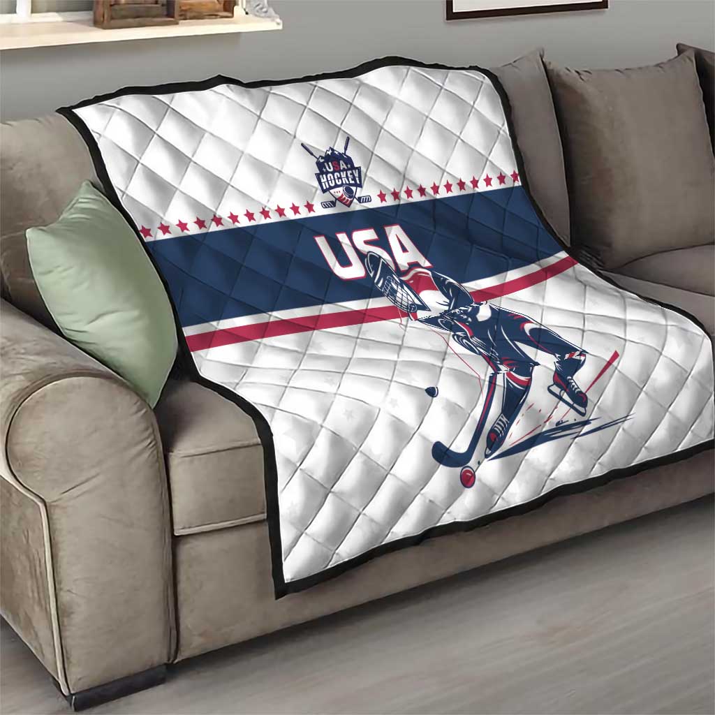 USA Hockey Quilt Team USA Champions - Wonder Print Shop