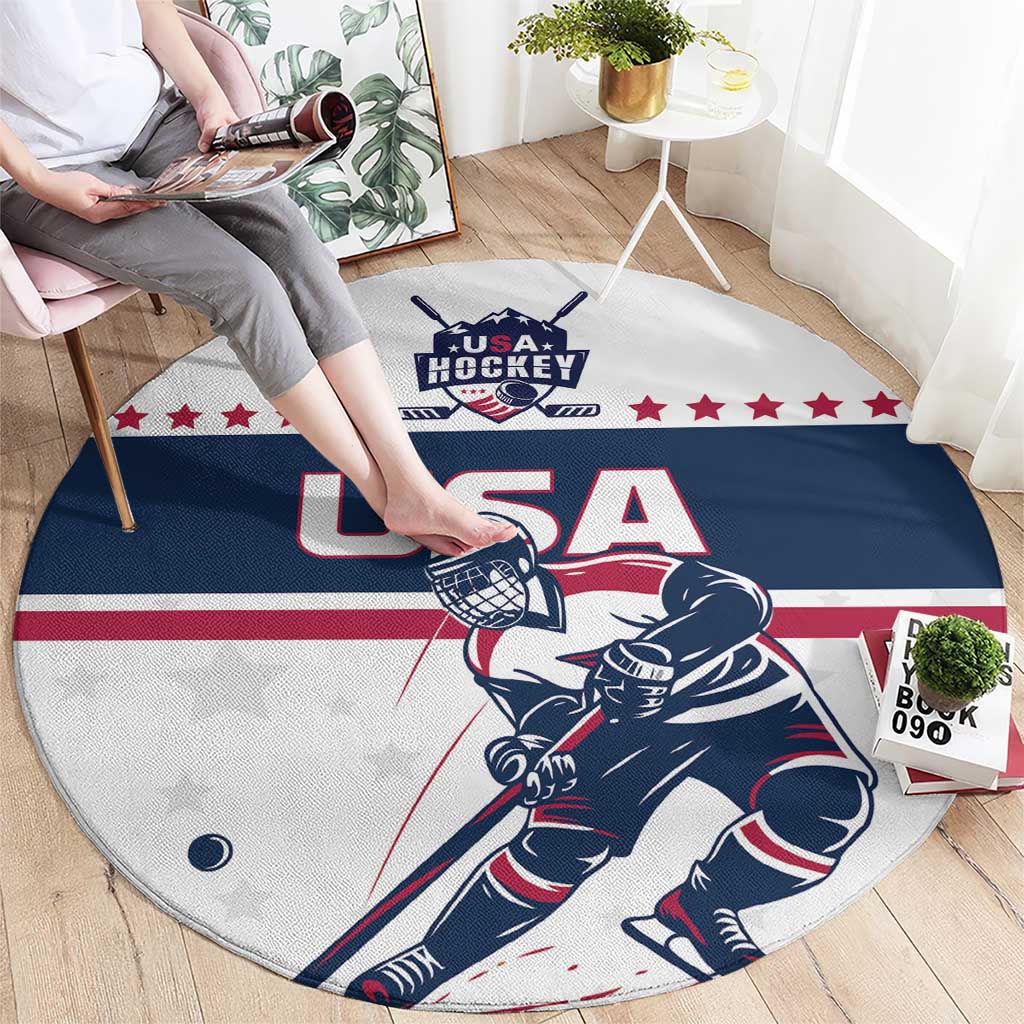 USA Hockey Round Carpet Team USA Champions