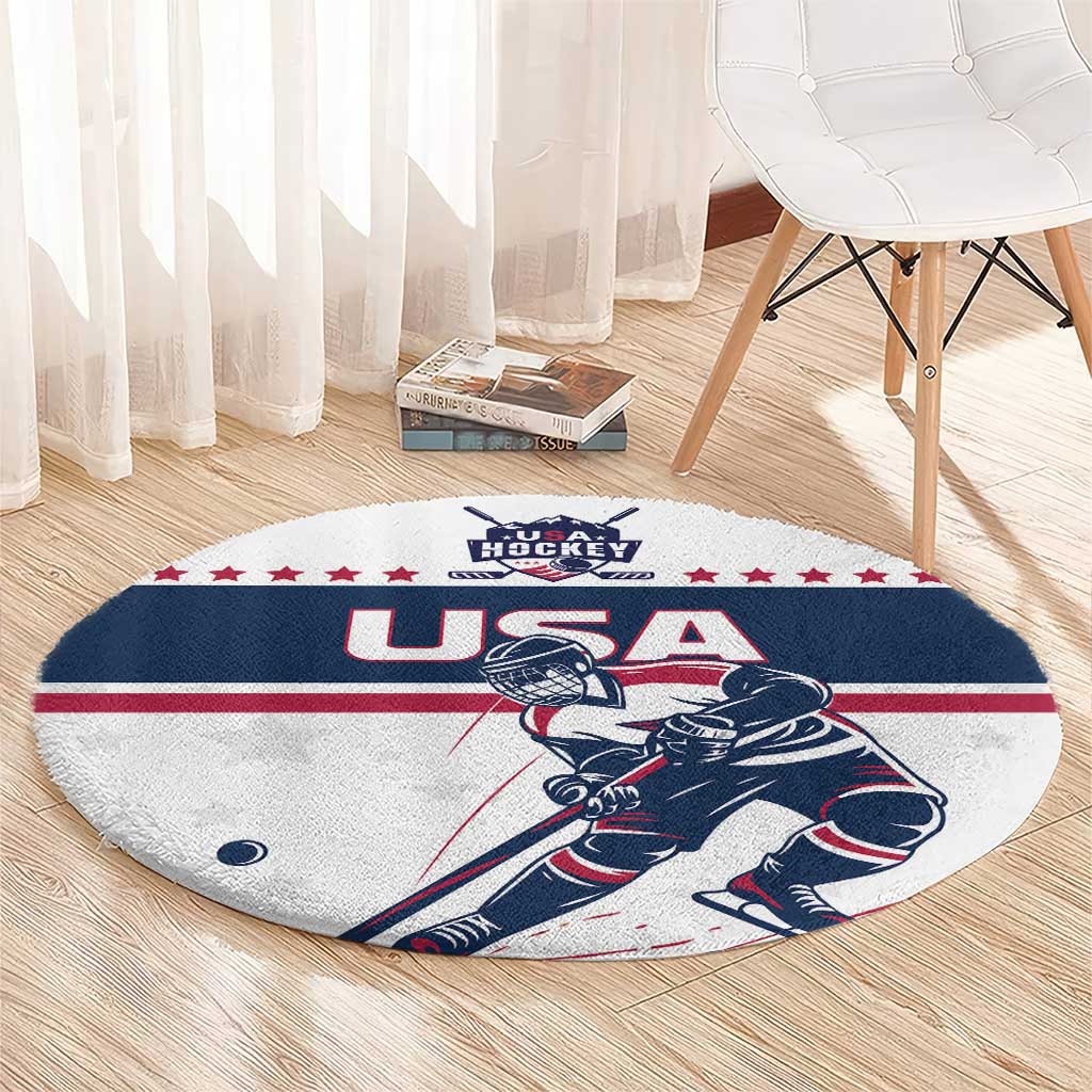 USA Hockey Round Carpet Team USA Champions