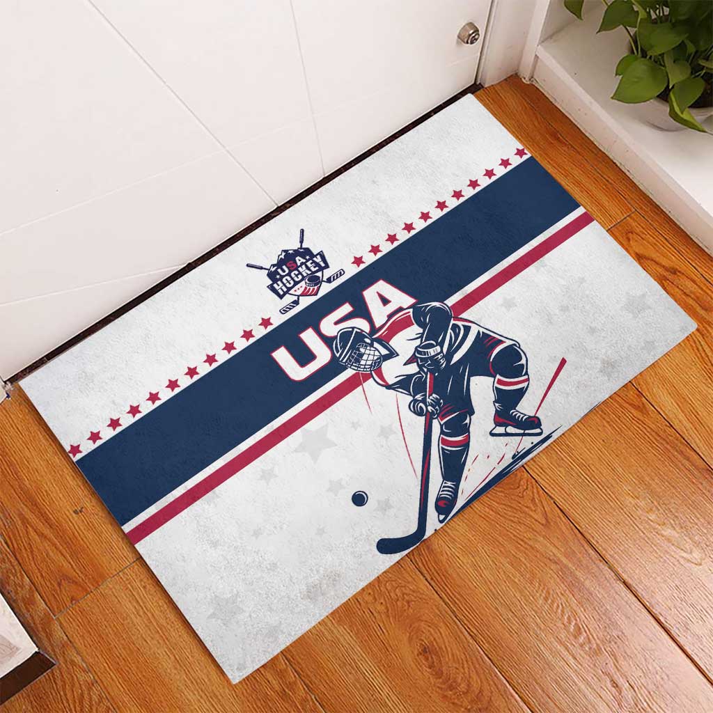 USA Hockey Rubber Doormat Team USA Champions - Wonder Print Shop