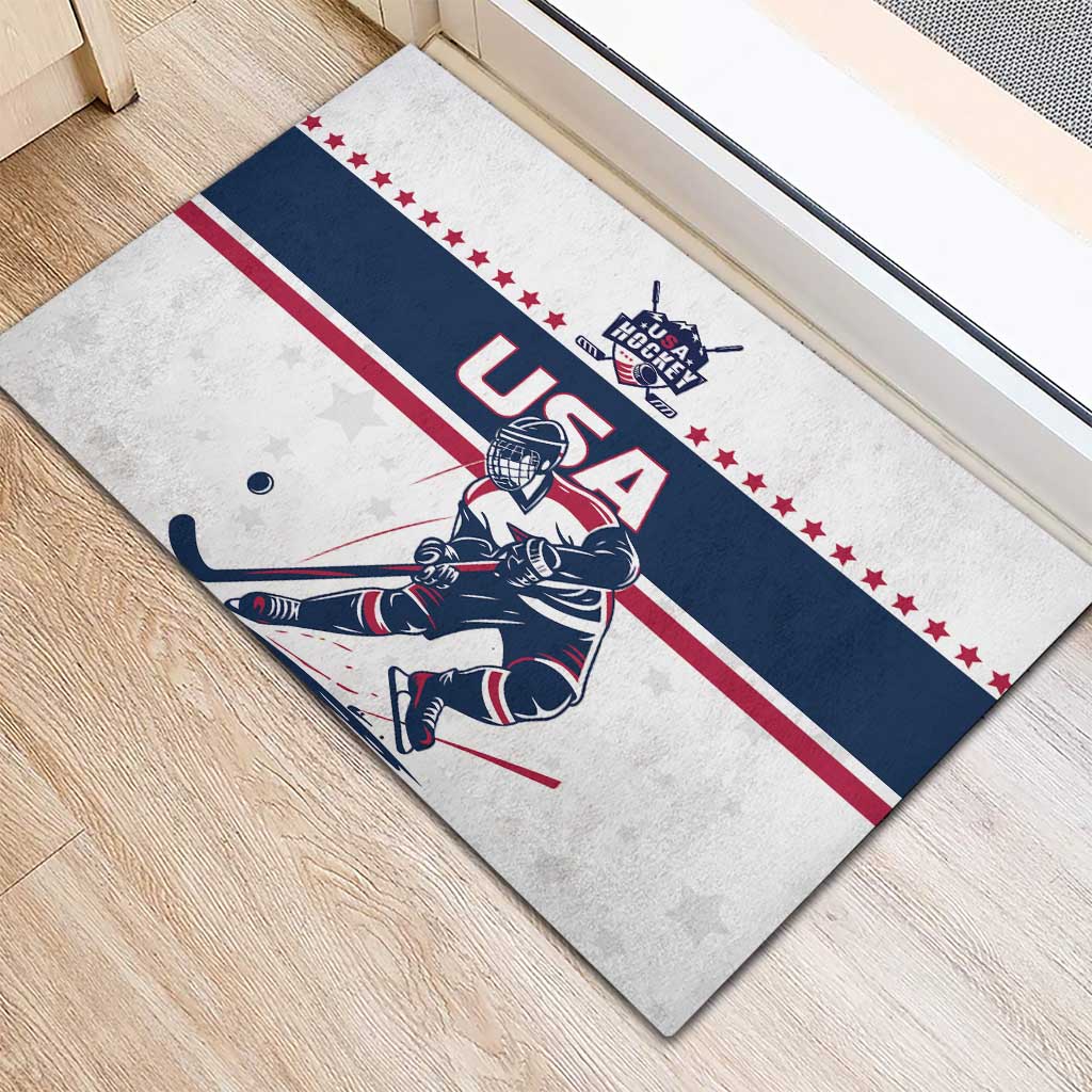 USA Hockey Rubber Doormat Team USA Champions - Wonder Print Shop