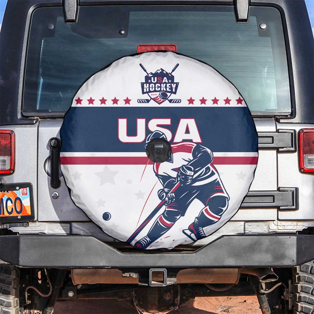 USA Hockey Spare Tire Cover Team USA Champions - Wonder Print Shop