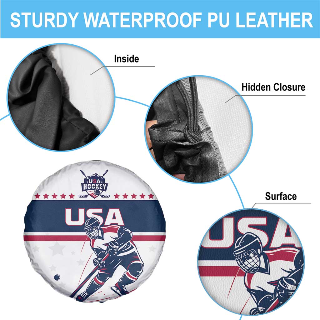 USA Hockey Spare Tire Cover Team USA Champions - Wonder Print Shop