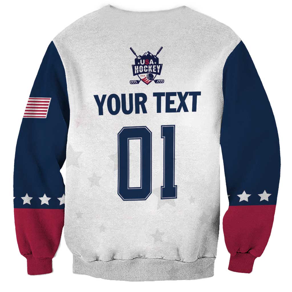 Custom USA Hockey Sweatshirt Team USA Champions - Wonder Print Shop
