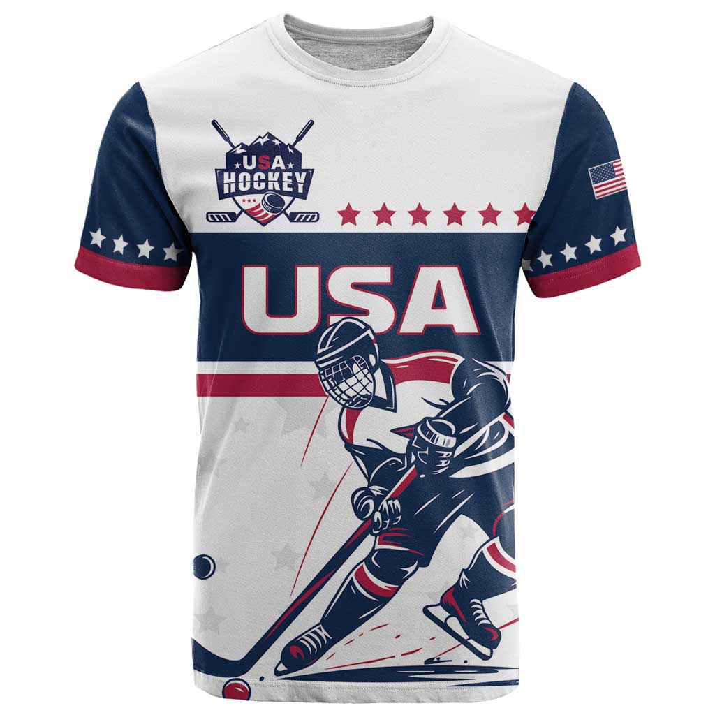 Custom USA Hockey T Shirt Team USA Champions - Wonder Print Shop