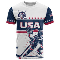 Custom USA Hockey T Shirt Team USA Champions - Wonder Print Shop