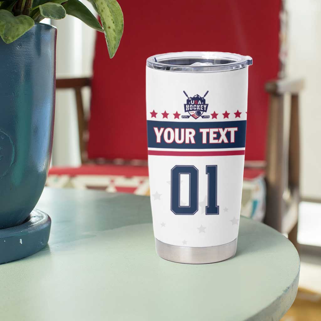 Custom USA Hockey Tumbler Cup Team USA Champions - Wonder Print Shop