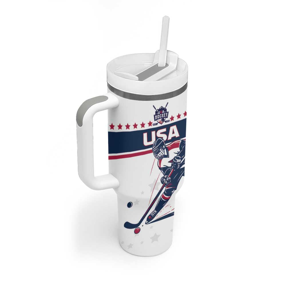 Custom USA Hockey Tumbler With Handle Team USA Champions - Wonder Print Shop