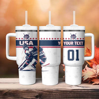 Custom USA Hockey Tumbler With Handle Team USA Champions - Wonder Print Shop
