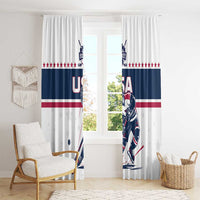 USA Hockey Window Curtain Team USA Champions - Wonder Print Shop