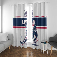 USA Hockey Window Curtain Team USA Champions - Wonder Print Shop