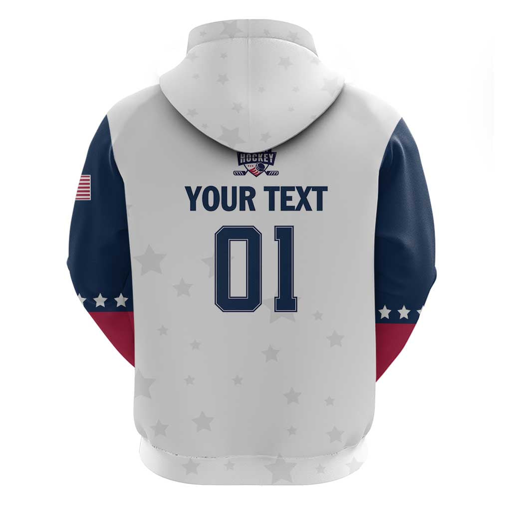 Custom USA Hockey Zip Hoodie Team USA Champions - Wonder Print Shop