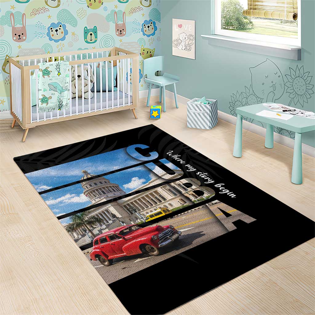 Cuba El Capitolio Area Rug Where My Story Begin - Wonder Print Shop