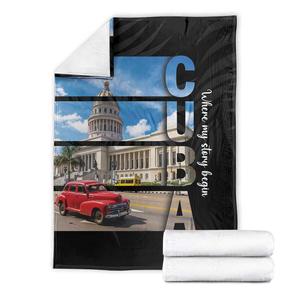 Cuba El Capitolio Blanket Where My Story Begin