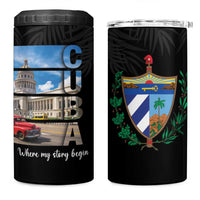 Cuba El Capitolio 4 in 1 Can Cooler Tumbler Where My Story Begin - Wonder Print Shop