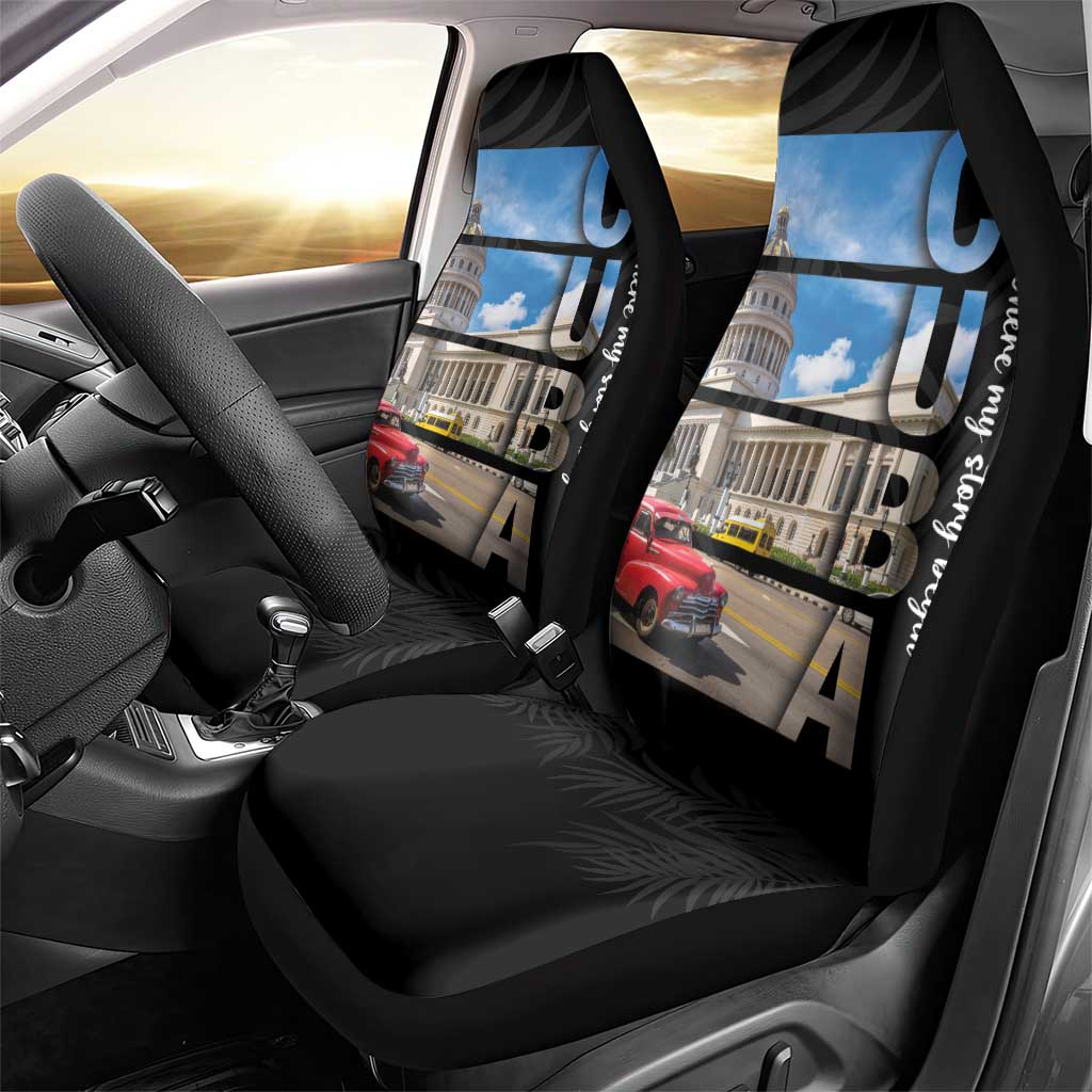 Cuba El Capitolio Car Seat Cover Where My Story Begin - Wonder Print Shop