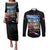 Cuba El Capitolio Couples Matching Puletasi and Long Sleeve Button Shirt Where My Story Begin - Wonder Print Shop