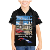 Cuba El Capitolio Family Matching Mermaid Dress and Hawaiian Shirt Where My Story Begin - Wonder Print Shop