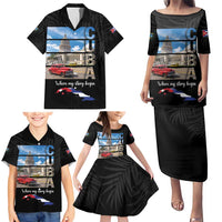 Cuba El Capitolio Family Matching Puletasi and Hawaiian Shirt Where My Story Begin - Wonder Print Shop