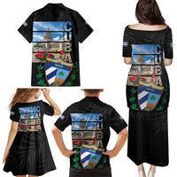 Cuba El Capitolio Family Matching Puletasi and Hawaiian Shirt Where My Story Begin - Wonder Print Shop