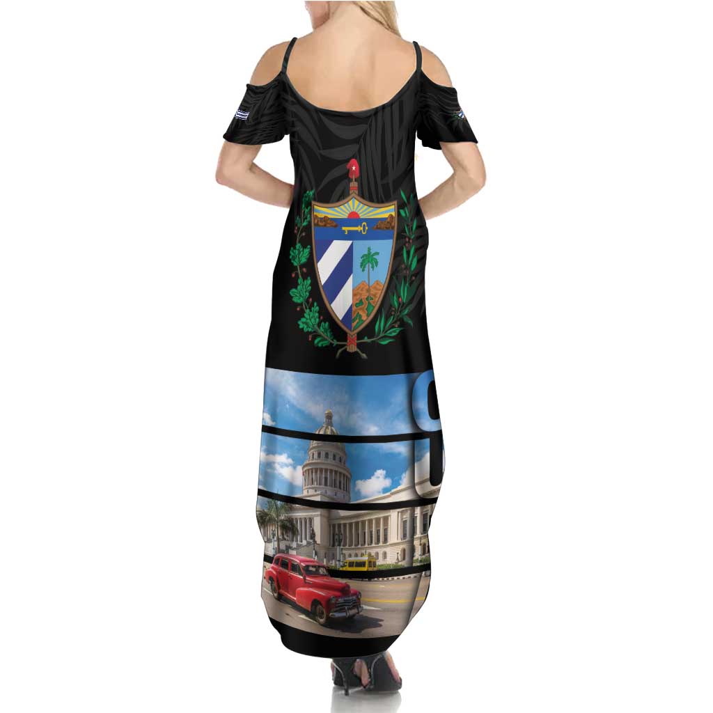 Cuba El Capitolio Family Matching Summer Maxi Dress and Hawaiian Shirt Where My Story Begin - Wonder Print Shop