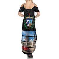 Cuba El Capitolio Family Matching Summer Maxi Dress and Hawaiian Shirt Where My Story Begin - Wonder Print Shop