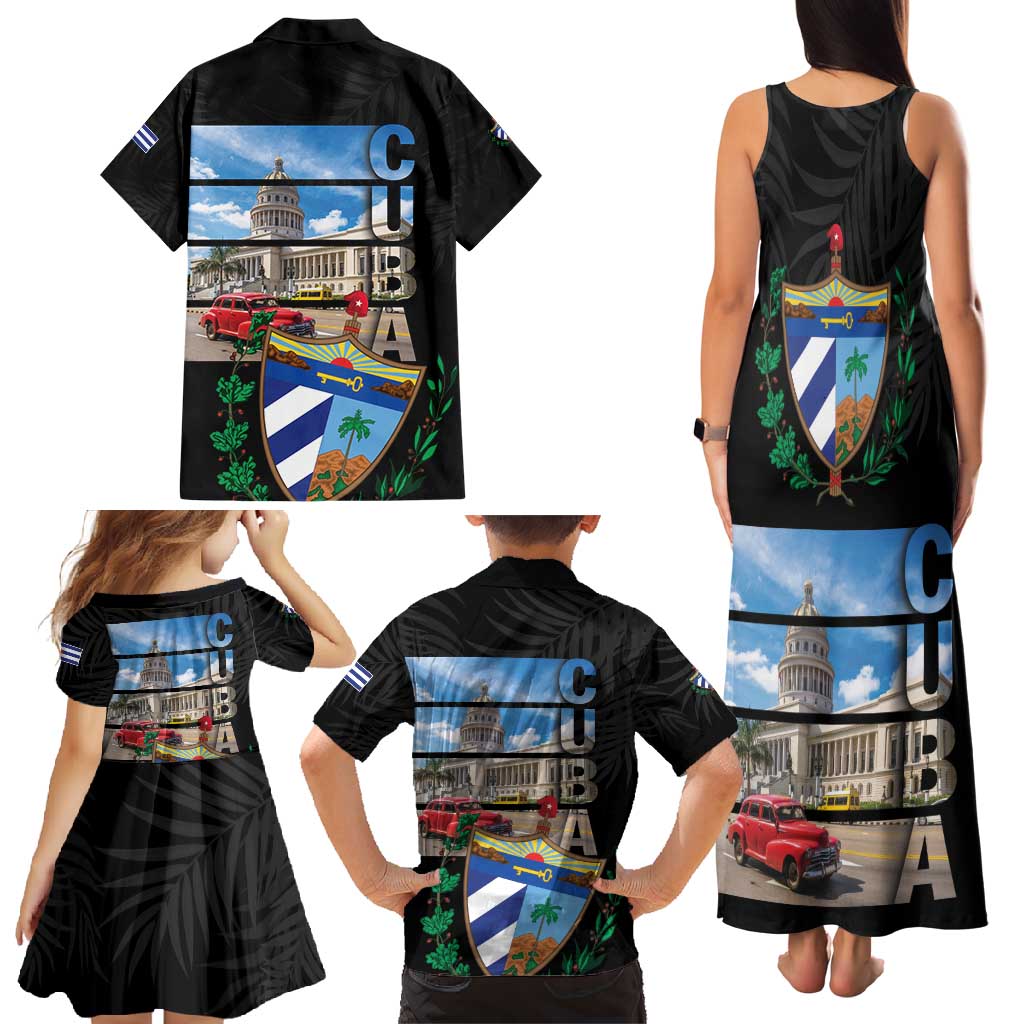 Cuba El Capitolio Family Matching Tank Maxi Dress and Hawaiian Shirt Where My Story Begin - Wonder Print Shop