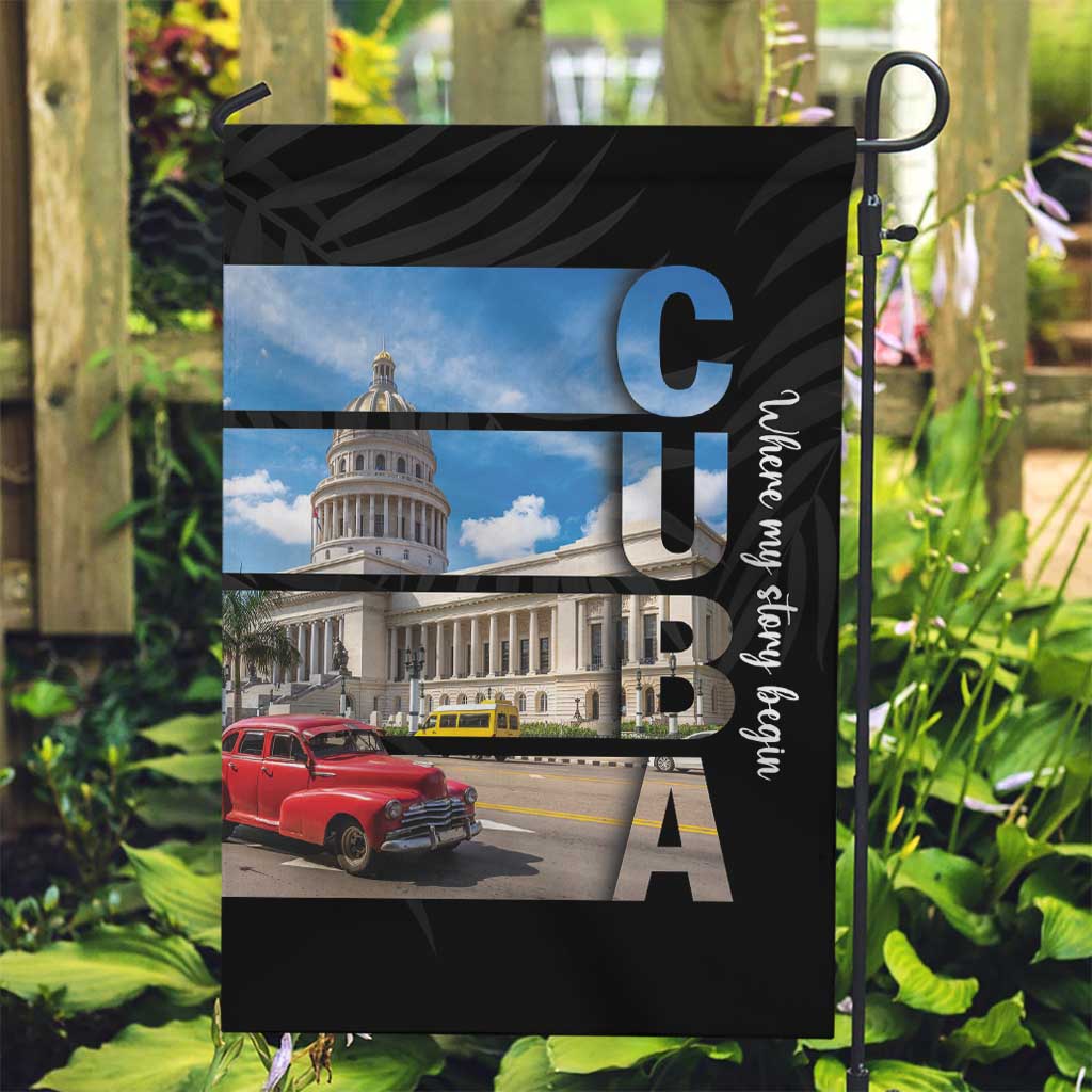 Cuba El Capitolio Garden Flag Where My Story Begin - Wonder Print Shop