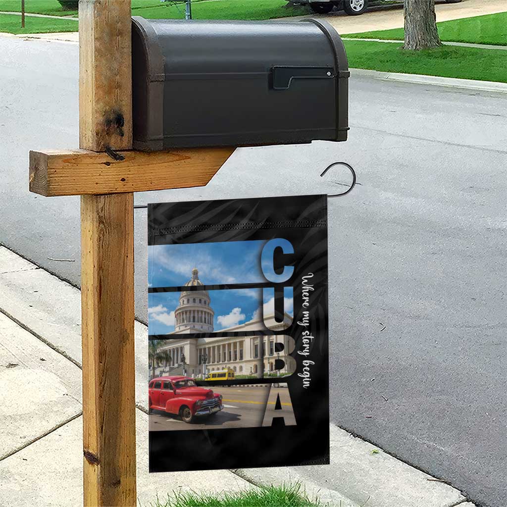 Cuba El Capitolio Garden Flag Where My Story Begin - Wonder Print Shop