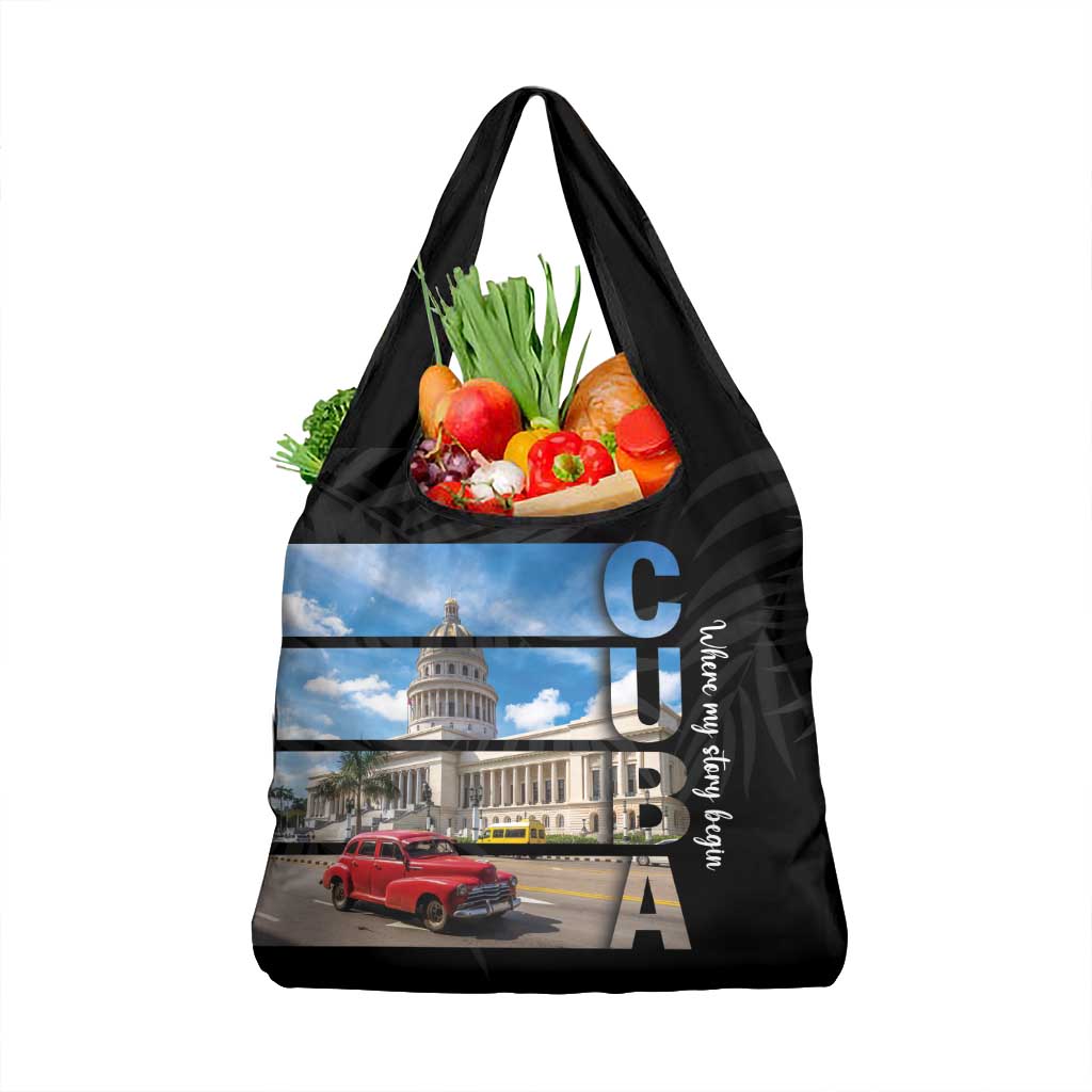 Cuba El Capitolio Grocery Bag Where My Story Begin