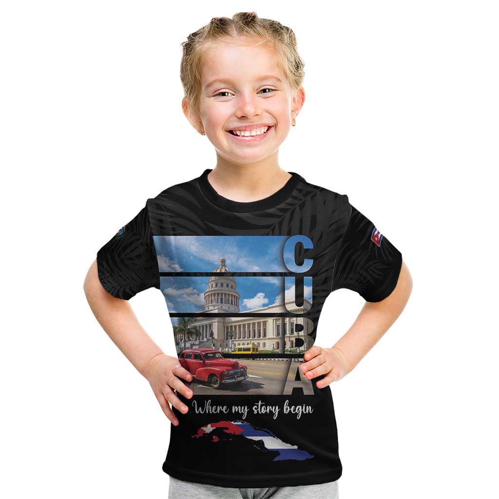 Cuba El Capitolio Kid T Shirt Where My Story Begin - Wonder Print Shop
