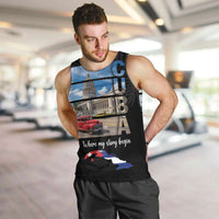 Cuba El Capitolio Men Tank Top Where My Story Begin - Wonder Print Shop