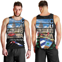 Cuba El Capitolio Men Tank Top Where My Story Begin - Wonder Print Shop