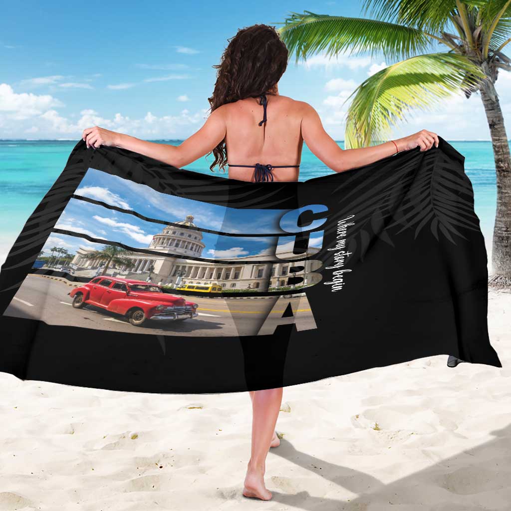 Cuba El Capitolio Sarong Where My Story Begin - Wonder Print Shop