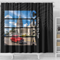 Cuba El Capitolio Shower Curtain Where My Story Begin